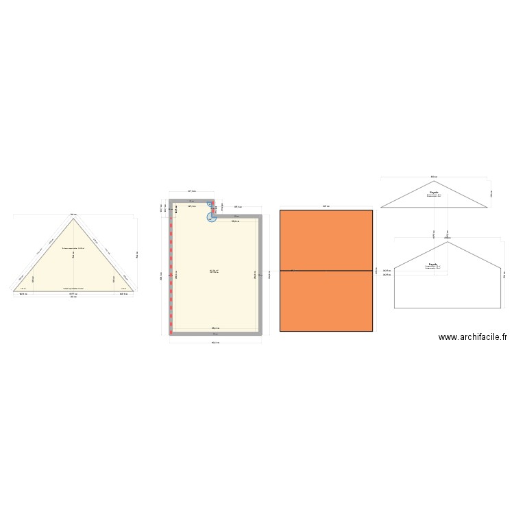 maison recques. Plan de 3 pièces et 119 m2