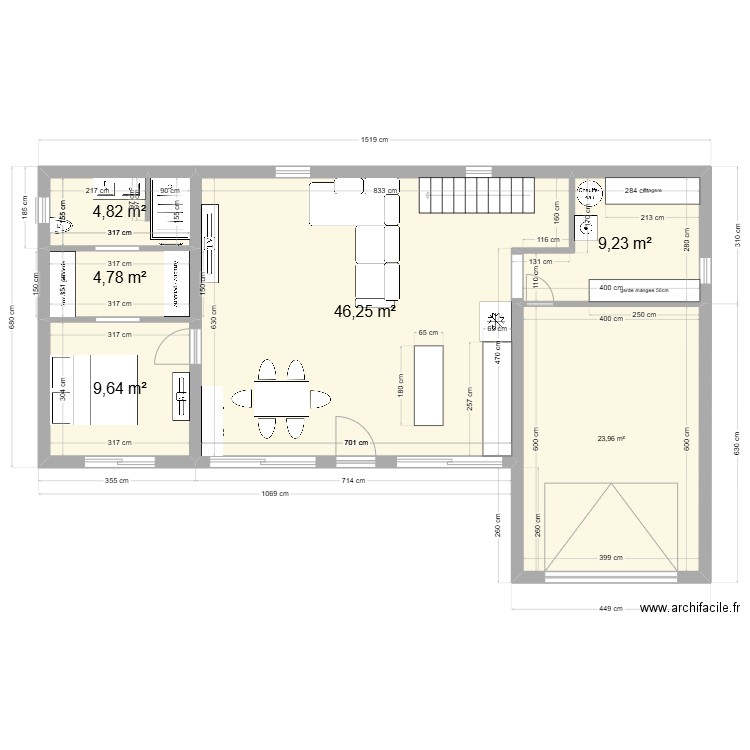 DREAM HOUSE 2. Plan de 11 pièces et 141 m2