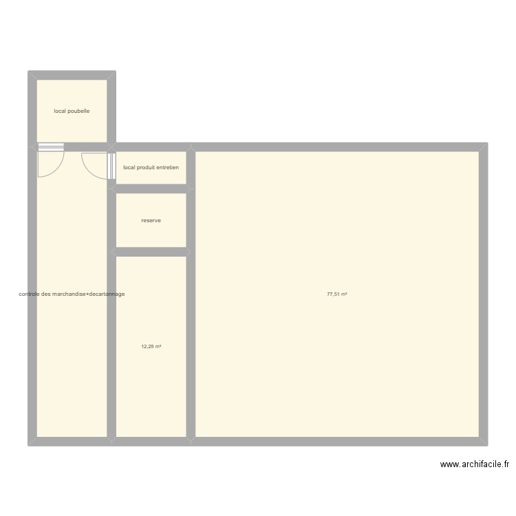 cuisine parfaite. Plan de 6 pièces et 120 m2