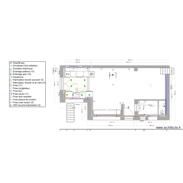 PLAN Ch M&M v3 sept2024. Plan de 8 pièces et 27 m2