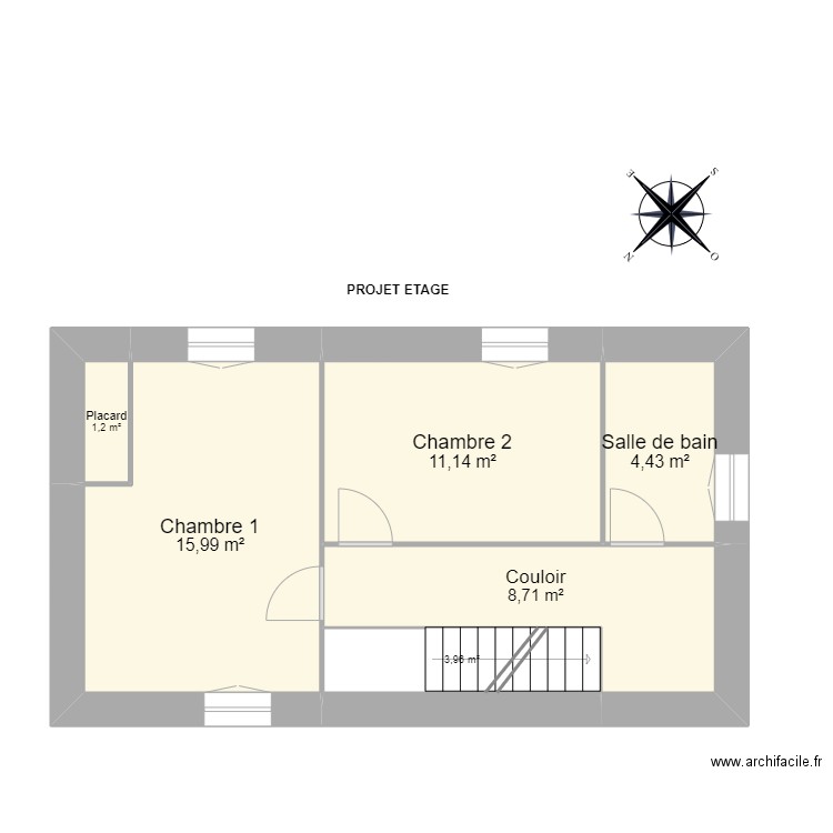 ROCHA. Plan de 19 pièces et 180 m2