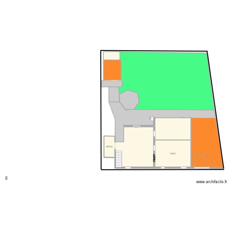 Combles aménagés - Maison . Plan de 14 pièces et 299 m2