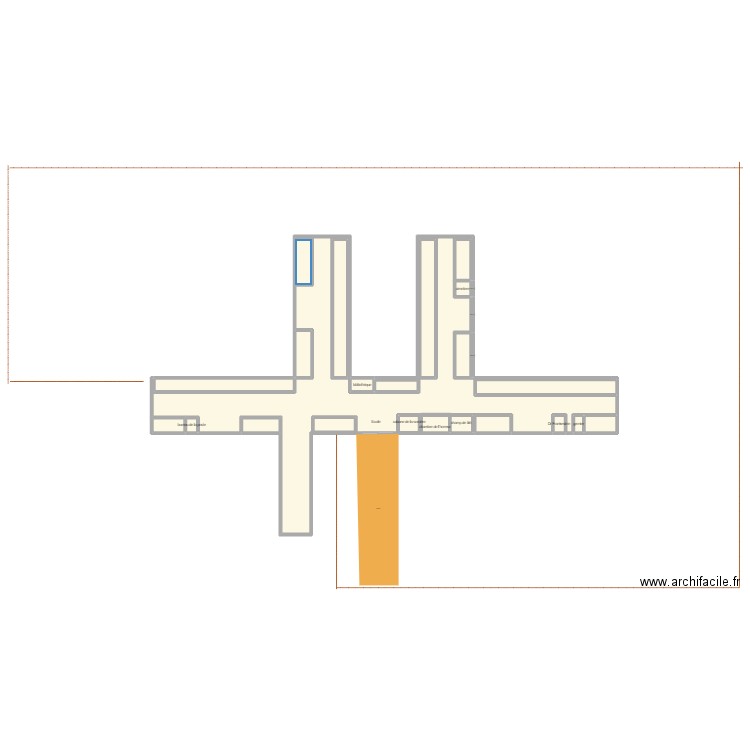 MAS. Plan de 26 pièces et 792 m2