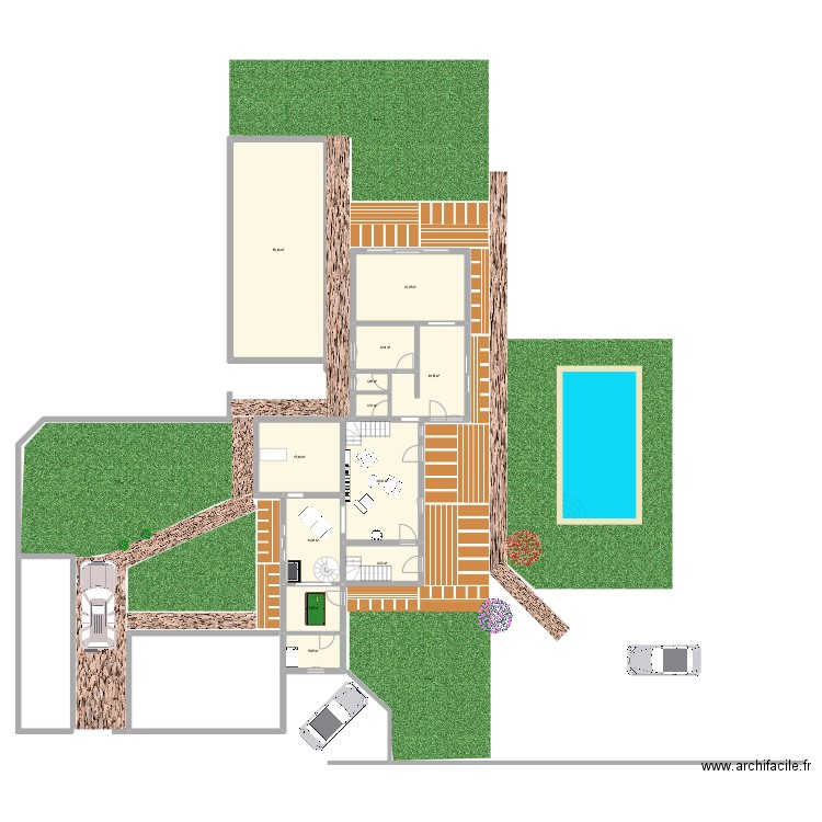 ensemble immo  lachaux. Plan de 38 pièces et 404 m2