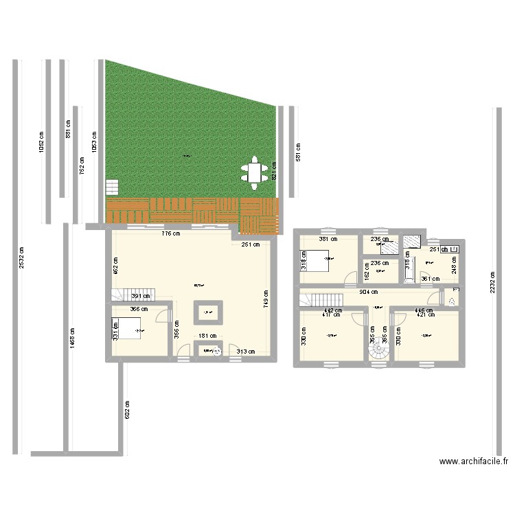 new2. Plan de 11 pièces et 154 m2