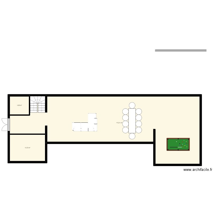 Marcoussis. Plan de 11 pièces et 355 m2