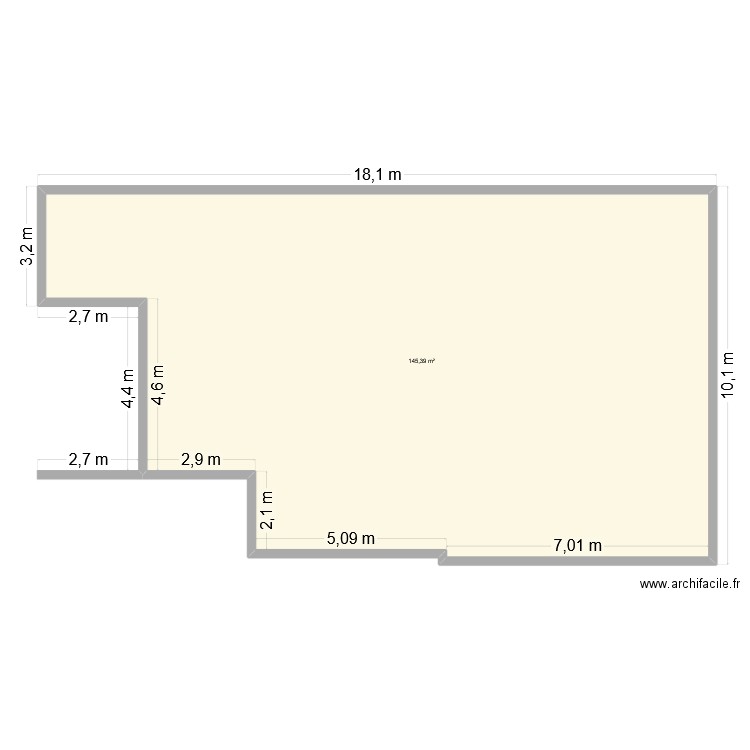 Plan maison Léognan. Plan de 1 pièce et 145 m2