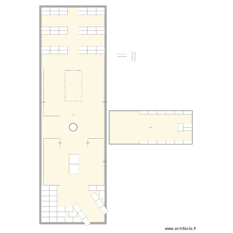 noël brico v2. Plan de 2 pièces et 375 m2