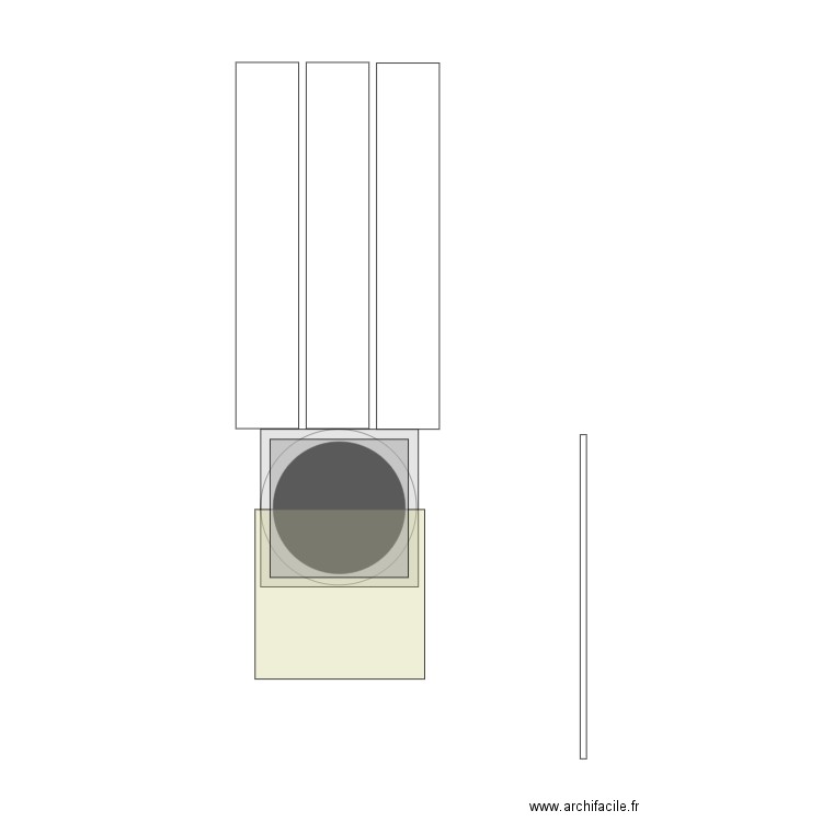 piscine. Plan de 0 pièce et 0 m2