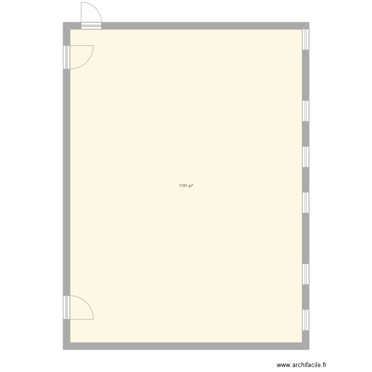 plan de class numeratie. Plan de 1 pièce et 110 m2