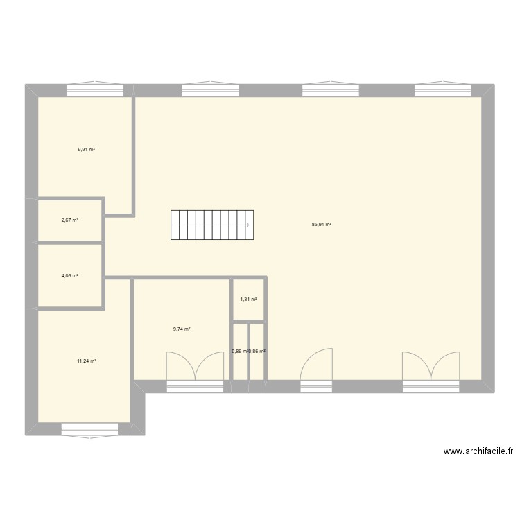 Maison_Fauvettazq_1. Plan de 9 pièces et 127 m2