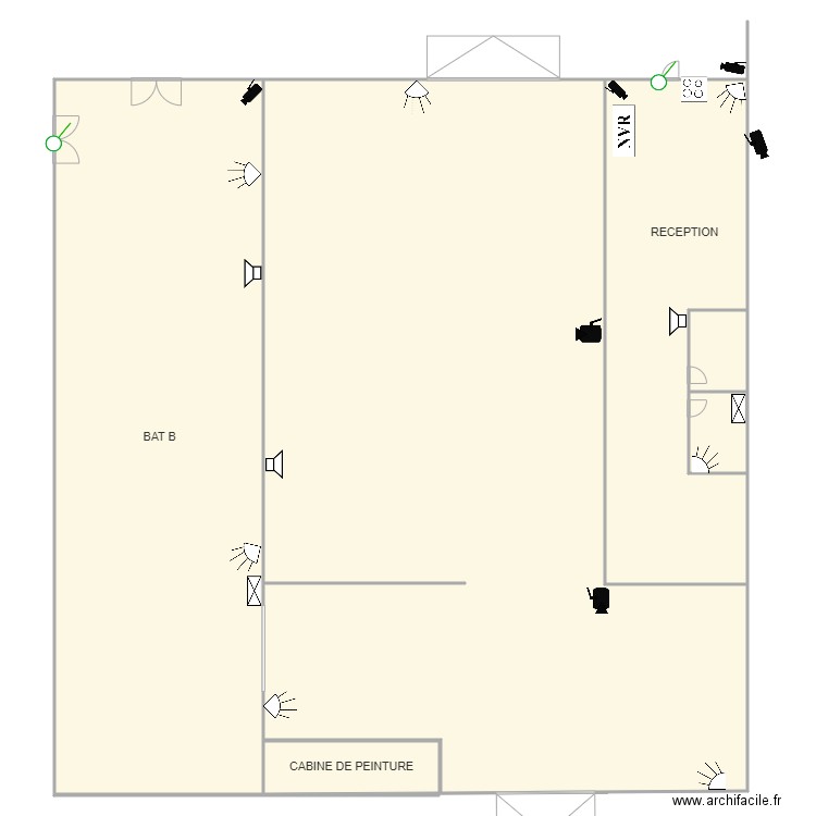 GARAGE SAINT HERBLAIN. Plan de 6 pièces et 1109 m2