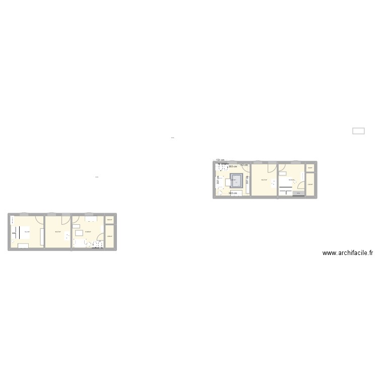 loc. Plan de 10 pièces et 77 m2