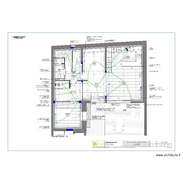 LORILLOU RDC. Plan de 0 pièce et 0 m2