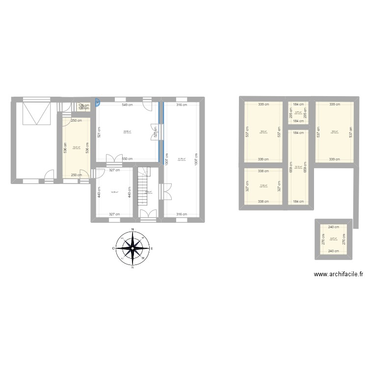 tgmaison. Plan de 12 pièces et 168 m2