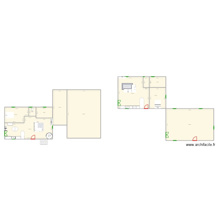 TRESPOUX RASSIELS. Plan de 10 pièces et 354 m2