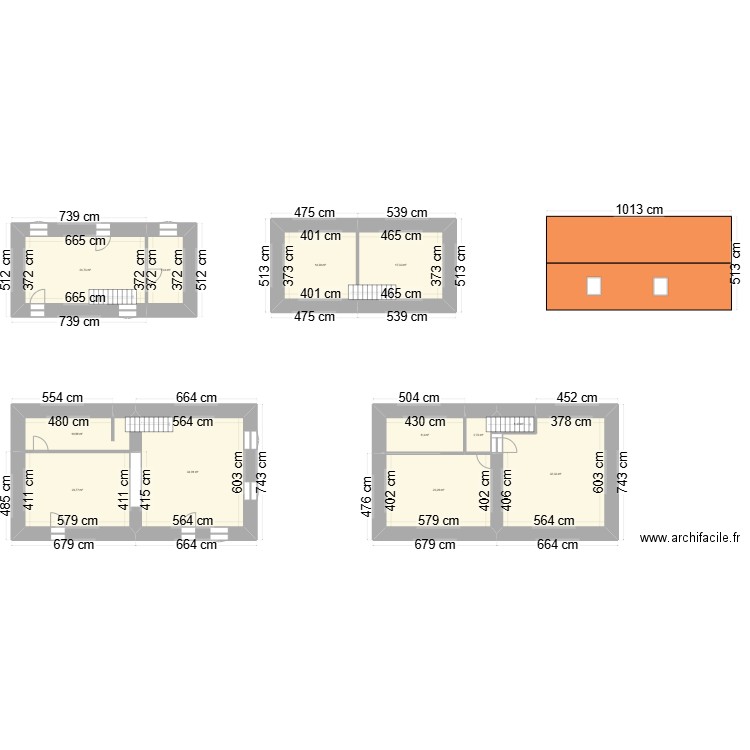 maison 9 RDZ. Plan de 12 pièces et 201 m2