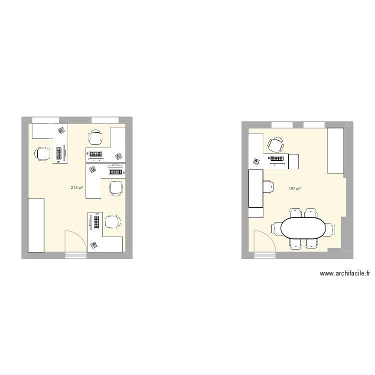 2e - transvers.. Plan de 2 pièces et 38 m2