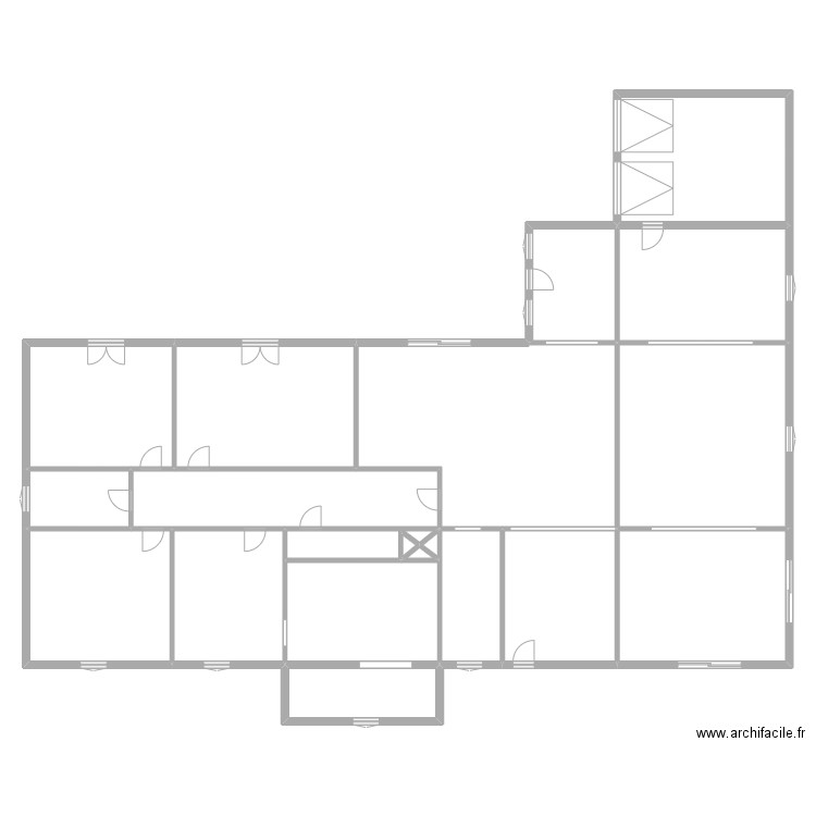 michaud maison. Plan de 20 pièces et 415 m2