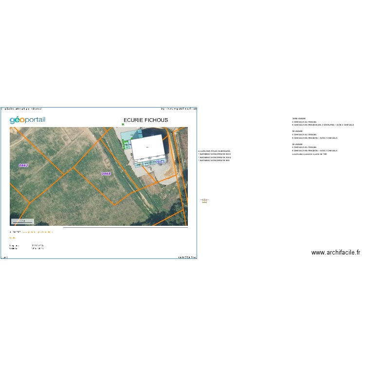 ECURIE FICHOUS OPTION MANEGE PARKING 2. Plan de 0 pièce et 0 m2