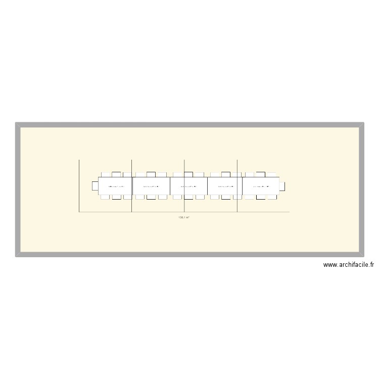 Plan repas mariage 21 septembre. Plan de 1 pièce et 138 m2