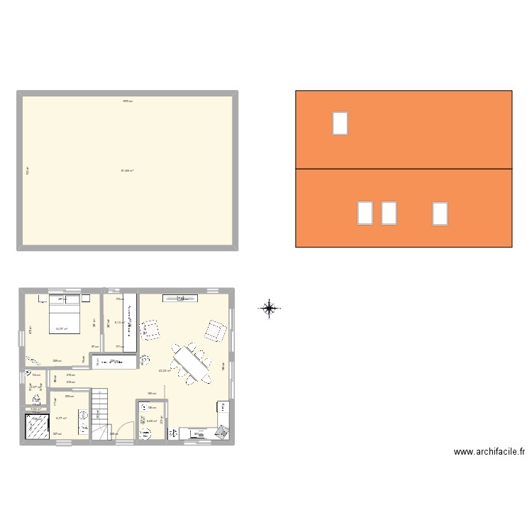 RDC MAISON BOIS 1. Plan de 8 pièces et 156 m2