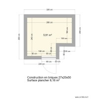 Plan de masse abri de jardin