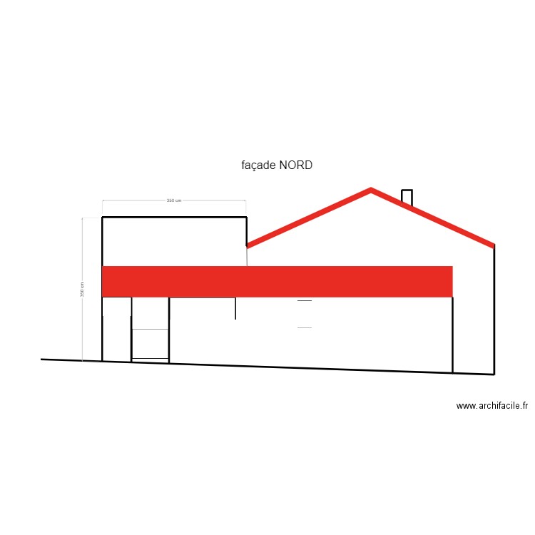 abri cc pignon Nord. Plan de 0 pièce et 0 m2