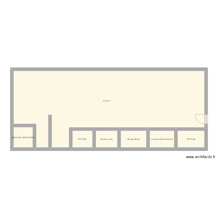 plan PUI st aignan. Plan de 7 pièces et 98 m2