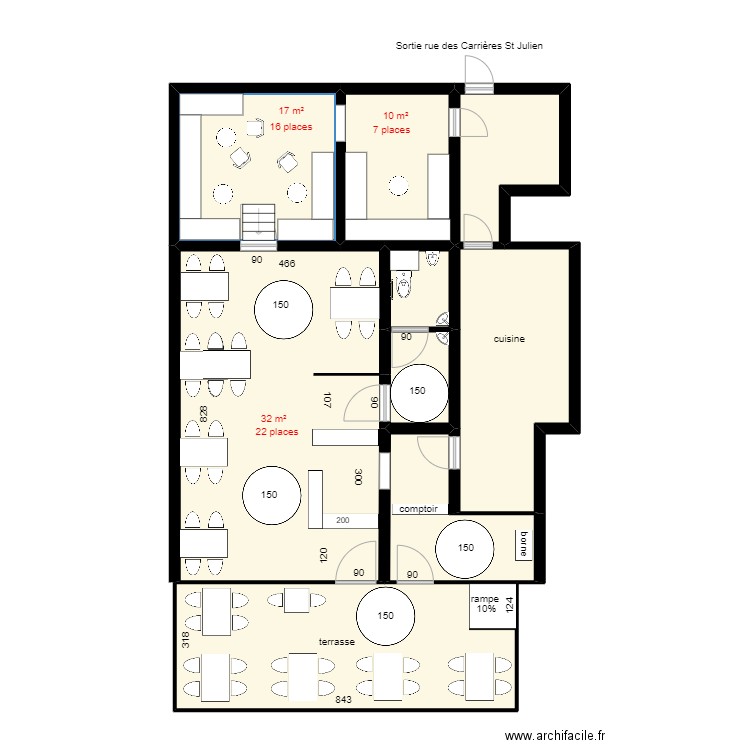 vortex. Plan de 9 pièces et 131 m2