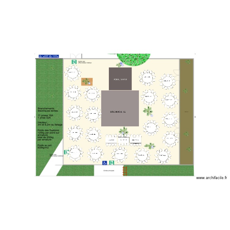 bastide du roy tente 2. Plan de 0 pièce et 0 m2