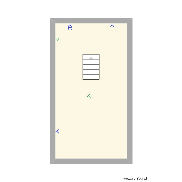 Brusselstraat 5960. Plan de 1 pièce et 23 m2