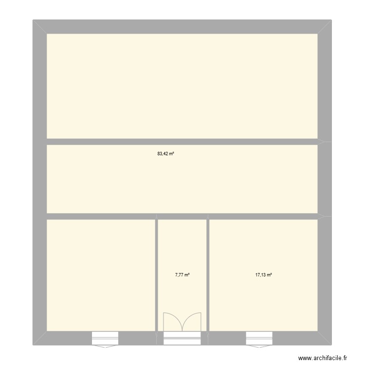 La Maison de mes Rèves. Plan de 3 pièces et 108 m2