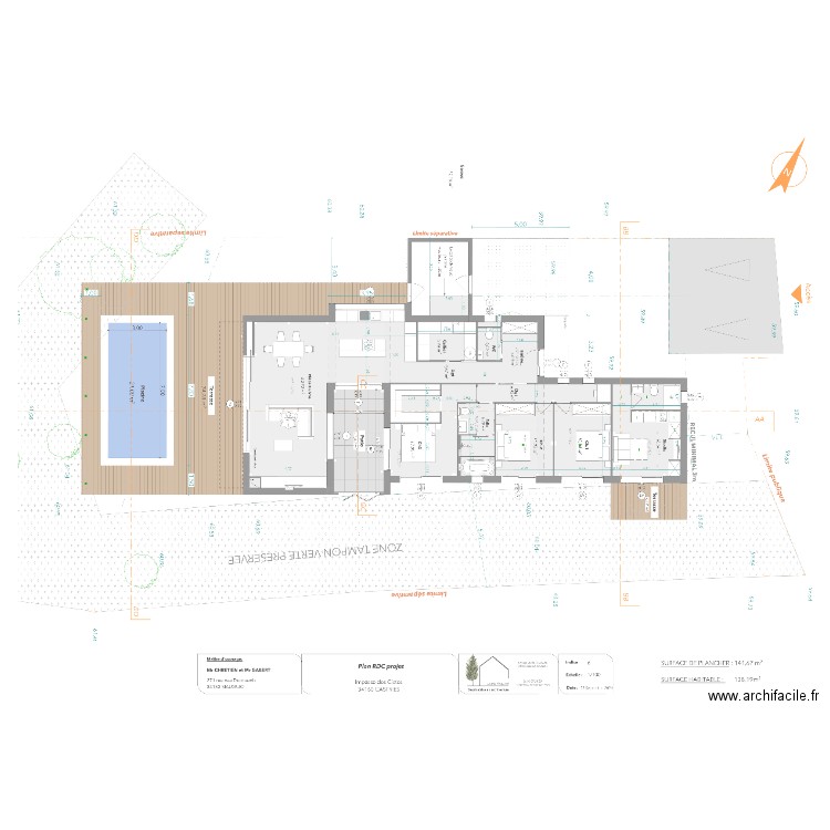 Chretien. Plan de 0 pièce et 0 m2