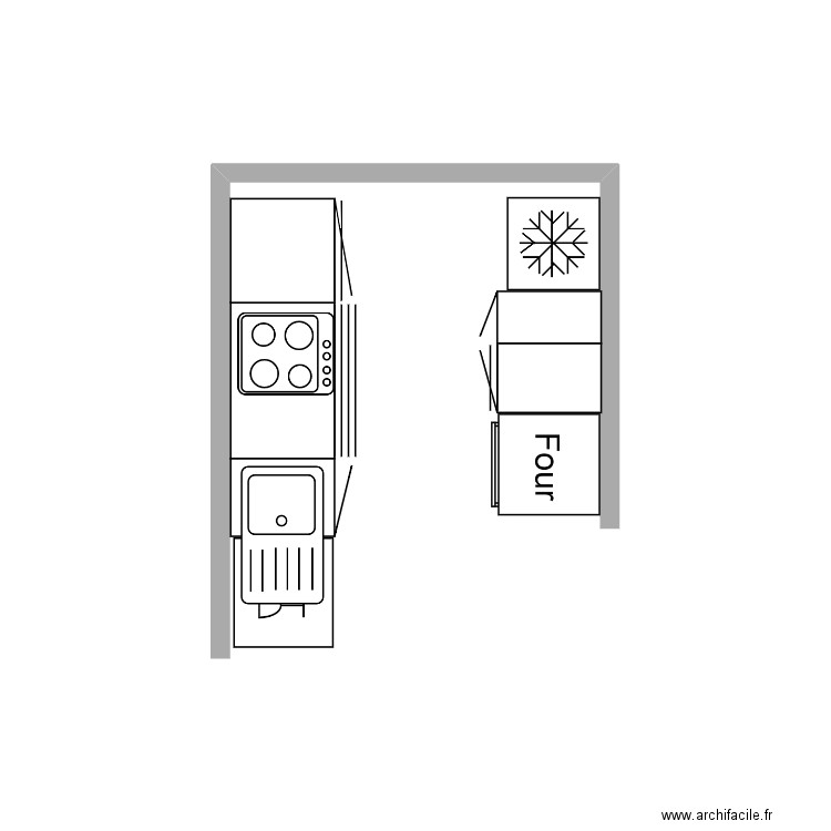 cuisine clot_bey. Plan de 0 pièce et 0 m2