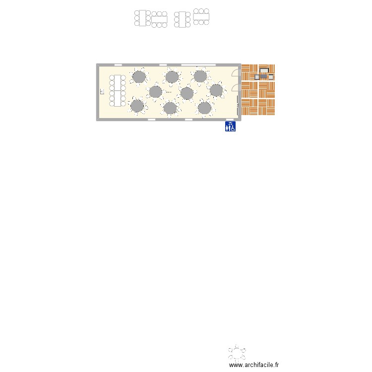 Plan 2. Plan de 1 pièce et 97 m2