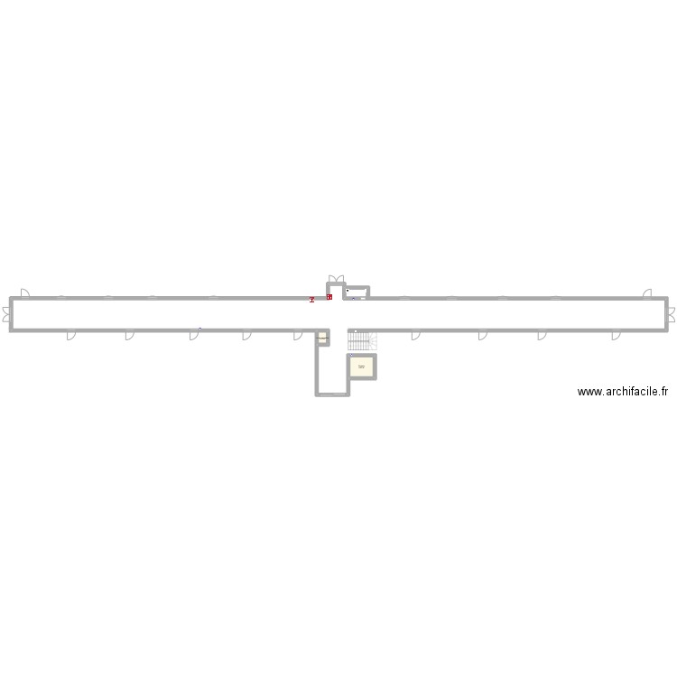 plan marché de l'artisanat . Plan de 10 pièces et 32 m2