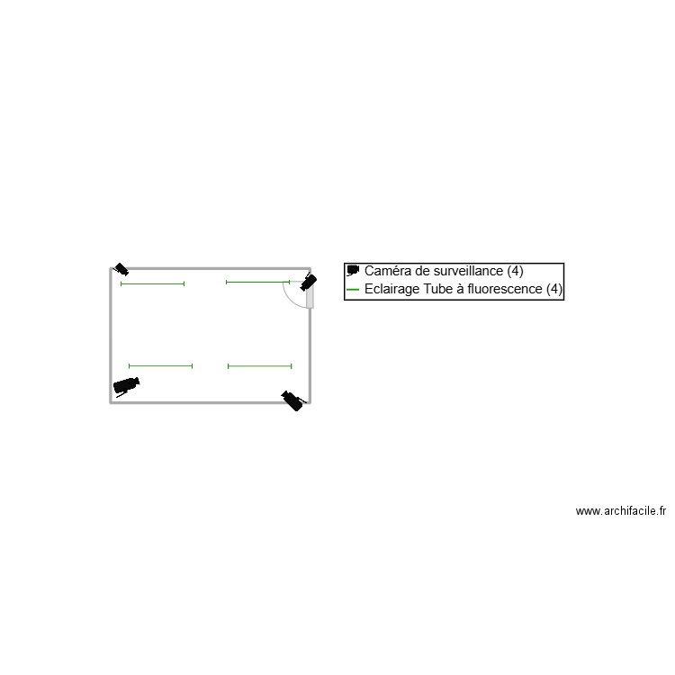 plant atelier MENUISEIRE AMAURY. Plan de 1 pièce et 2 m2