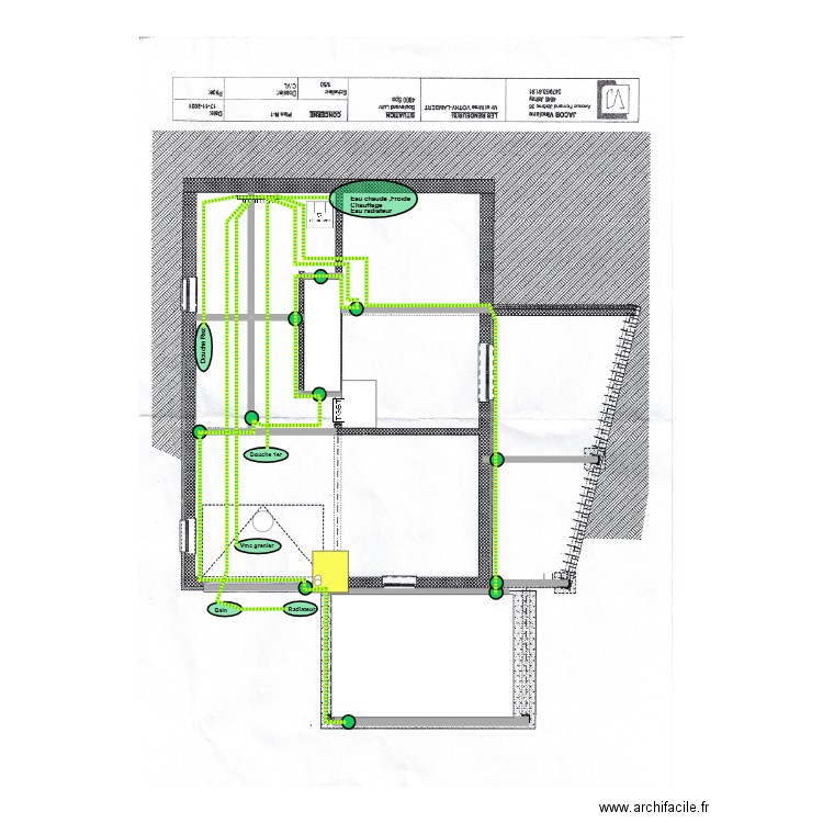 terre Noémie 12-2024 poutrelle et l'ensemble maison. Plan de 0 pièce et 0 m2