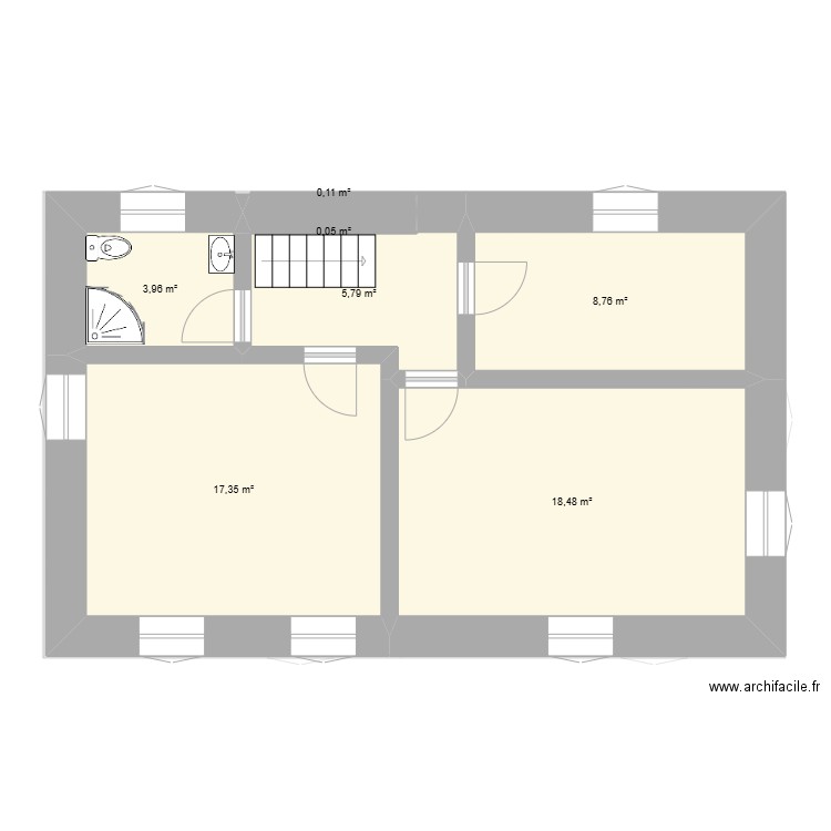 Maison de 70. Plan de 10 pièces et 169 m2