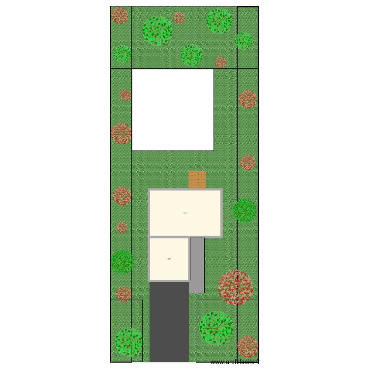 Maison Max. Plan de 2 pièces et 146 m2