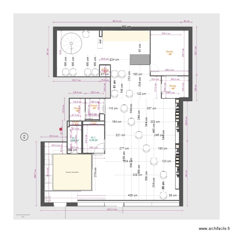 Ohaley Yaacov. Plan de 0 pièce et 0 m2