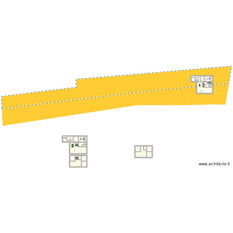 Plan test. Plan de 29 pièces et 405 m2