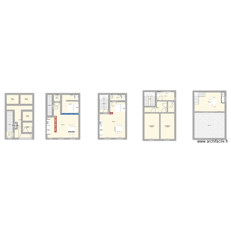 PLAN Immeuble 2.0. Plan de 22 pièces et 193 m2