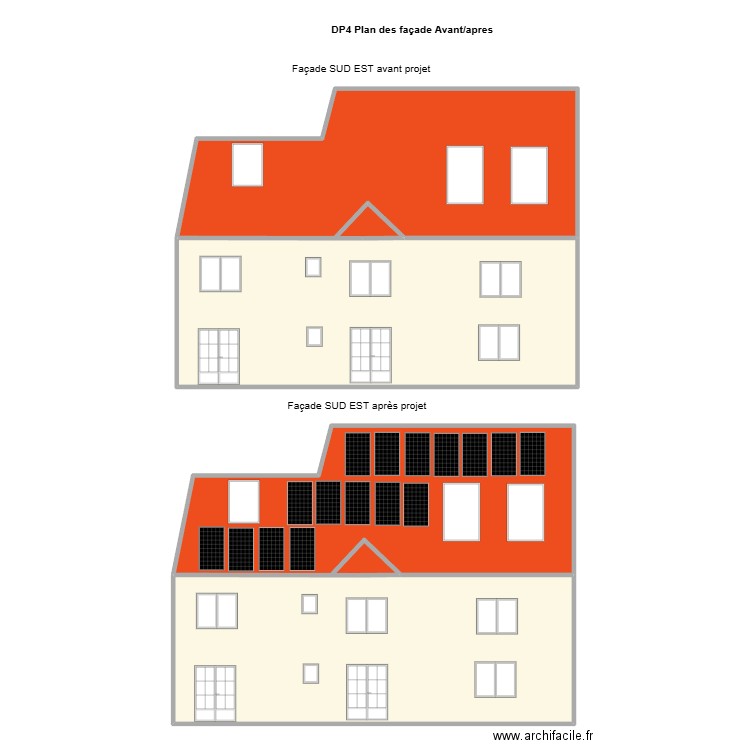 verdier . Plan de 4 pièces et 327 m2