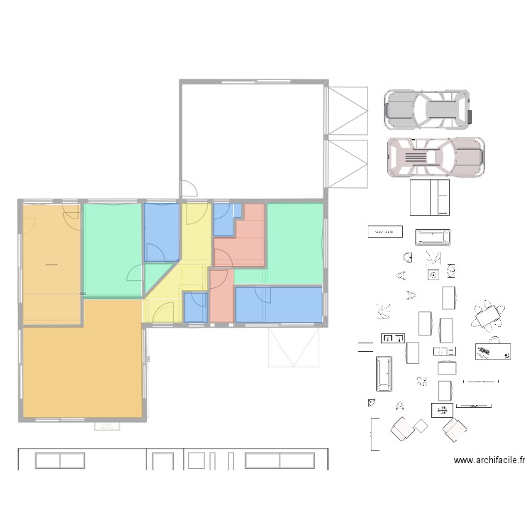 Md_2024_b. Plan de 3 pièces et 1 m2