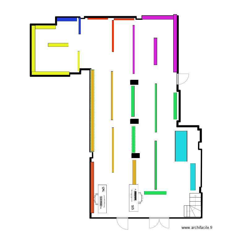 طيبات فاس. Plan de 0 pièce et 0 m2