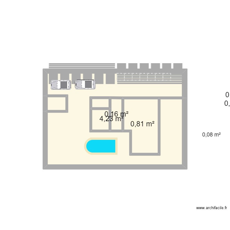 NDIOROKH 2. Plan de 6 pièces et 6 m2