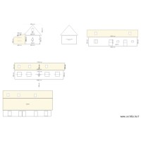 plans facade gite