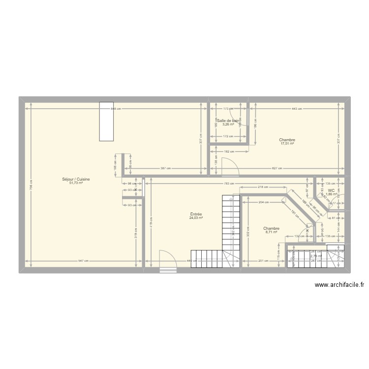 ramoneur. Plan de 12 pièces et 221 m2